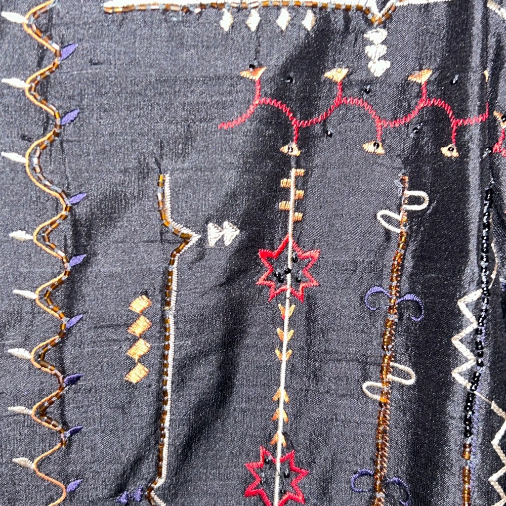 Laura‎ Ashley Embroidered & Beaded Jacket Colorful  Medium - Picture 2 of 3